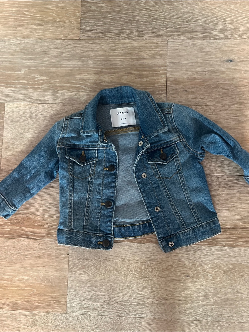 Old Navy Kids Medium Blue Denim Jacket